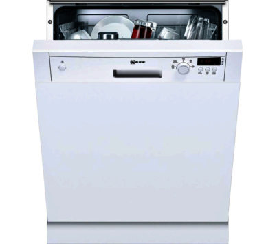 NEFF  S41E50W1GB Full-size Semi-integrated Dishwasher - White